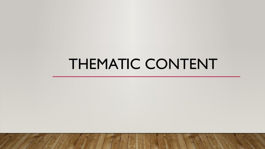 Thematic content là gì?