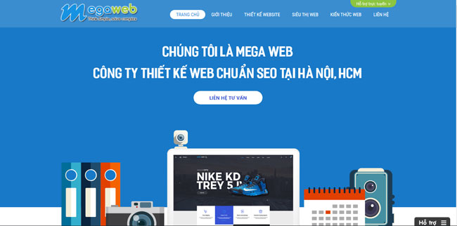 Công ty thiết kế web chuyên nghiệp Megaweb