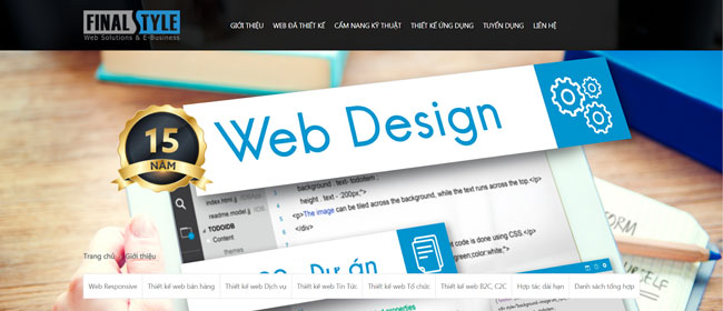 Công ty thiết kế web Final Style - 15 năm kinh nghiệm chuyên thiết kế website khó