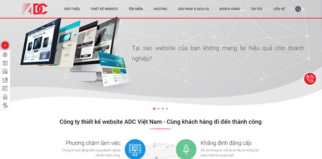 Công ty thiết kế website Adc Việt Nam