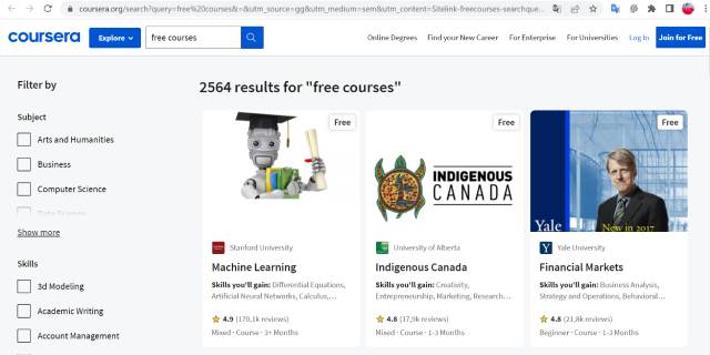 Khóa học marketing trên Coursera