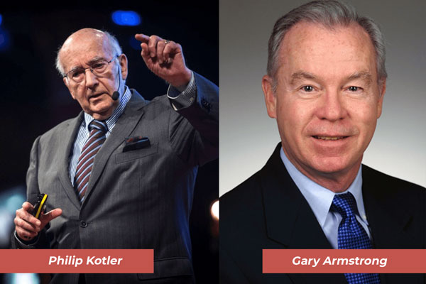 Hai tác giả Philip Kotler và Gary Armstrong - Cha đẻ của cuốn sách Nguyên lý Marketing