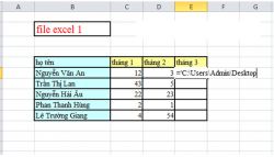 Cách link dữ liệu từ file excel này sang file excel khác